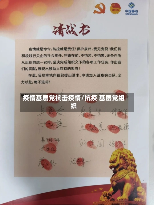 疫情基层党抗击疫情/抗疫 基层党组织