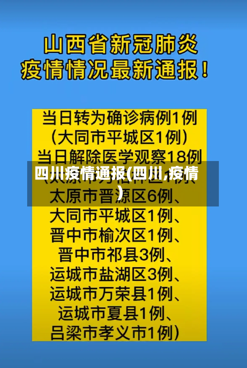 四川疫情通报(四川,疫情)