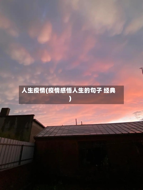 人生疫情(疫情感悟人生的句子 经典)