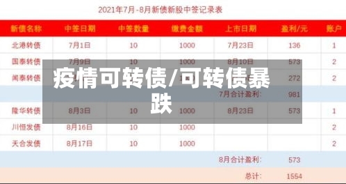 疫情可转债/可转债暴跌-第3张图片