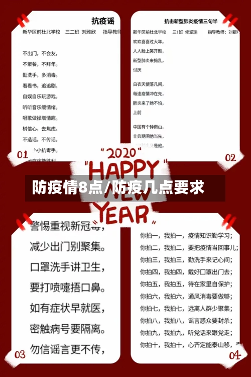 防疫情8点/防疫几点要求-第3张图片