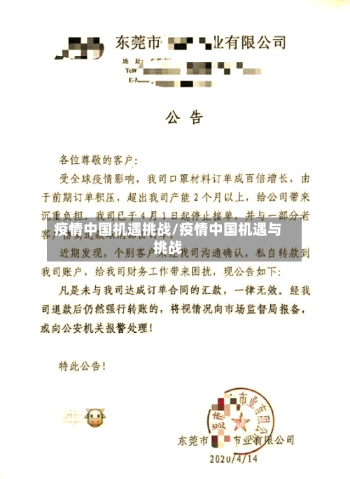 疫情中国机遇挑战/疫情中国机遇与挑战