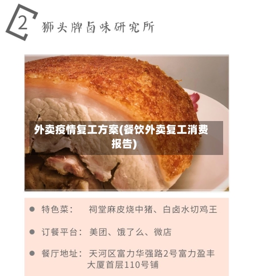 外卖疫情复工方案(餐饮外卖复工消费报告)