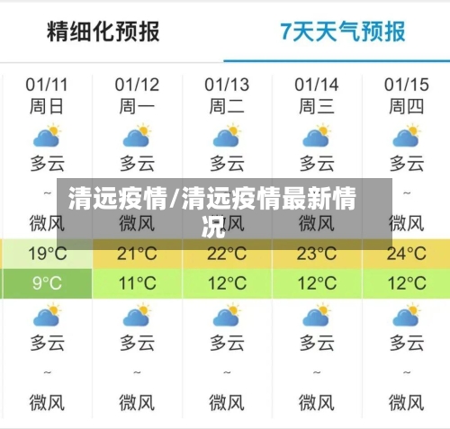 清远疫情/清远疫情最新情况-第2张图片