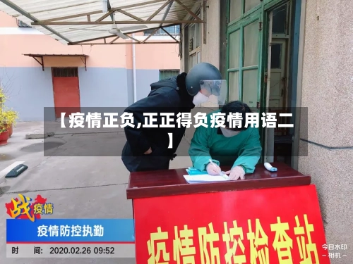 【疫情正负,正正得负疫情用语二】