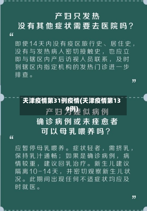 天津疫情第31例疫情(天津疫情第139例)