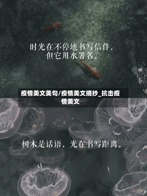 疫情美文美句/疫情美文摘抄_抗击疫情美文-第3张图片