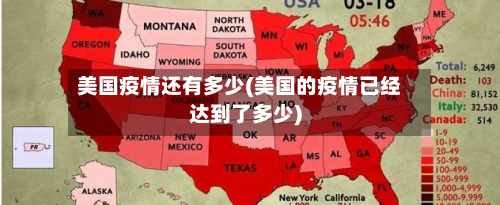 美国疫情还有多少(美国的疫情已经达到了多少)