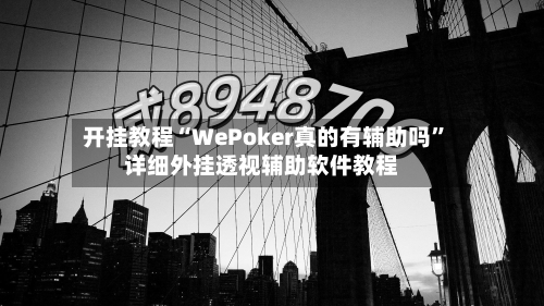 开挂教程“WePoker真的有辅助吗”详细外挂透视辅助软件教程-第3张图片