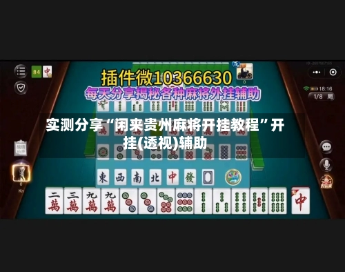 实测分享“闲来贵州麻将开挂教程”开挂(透视)辅助-第2张图片