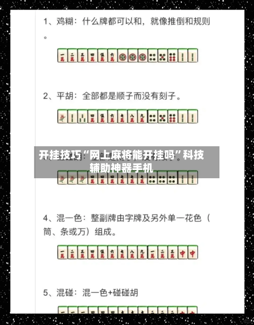 开挂技巧“网上麻将能开挂吗”科技辅助神器手机