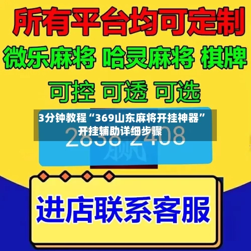3分钟教程“369山东麻将开挂神器”开挂辅助详细步骤-第2张图片