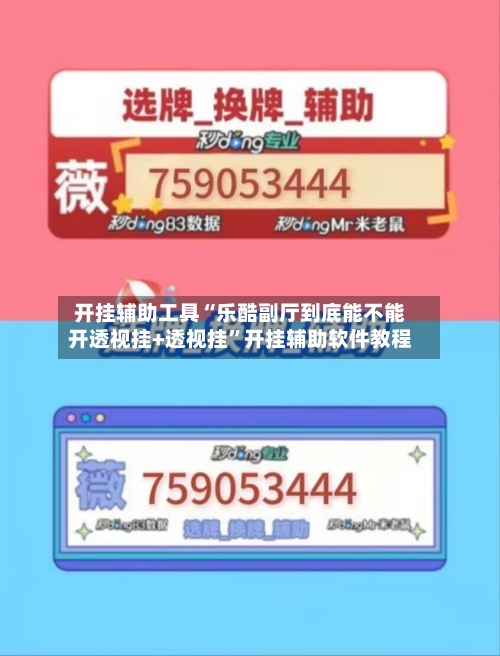 开挂辅助工具“乐酷副厅到底能不能开透视挂+透视挂”开挂辅助软件教程-第3张图片