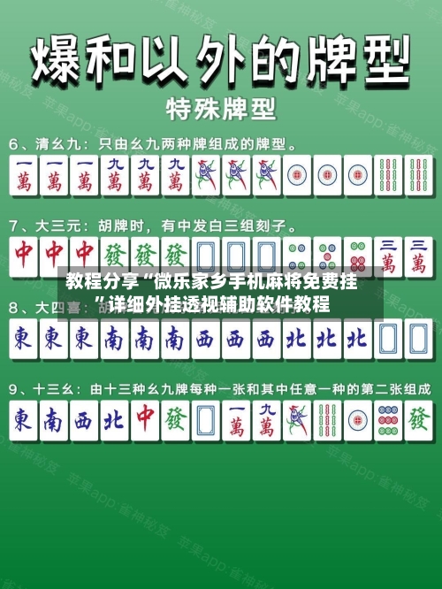 教程分享“微乐家乡手机麻将免费挂”详细外挂透视辅助软件教程-第2张图片