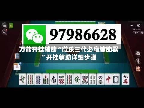 万能开挂辅助“微乐三代必赢辅助器”开挂辅助详细步骤-第2张图片