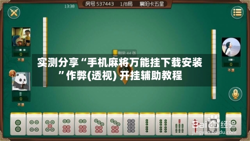 实测分享“手机麻将万能挂下载安装”作弊(透视) 开挂辅助教程-第3张图片