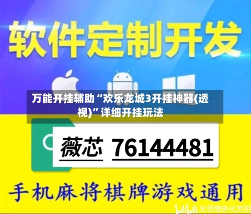 万能开挂辅助“欢乐龙城3开挂神器(透视)”详细开挂玩法-第3张图片