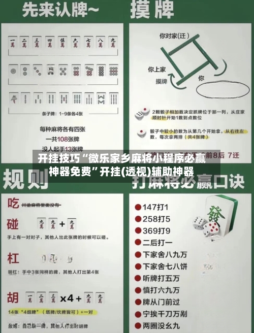 开挂技巧“微乐家乡麻将小程序必赢神器免费”开挂(透视)辅助神器-第3张图片