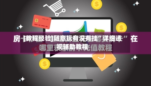 [教程经验]随意玩有没有挂”详细透视辅助教程-第2张图片
