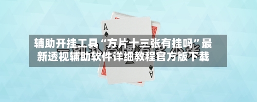辅助开挂工具“方片十三张有挂吗”最新透视辅助软件详细教程官方版下载-第2张图片