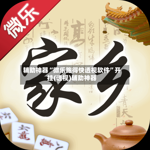 辅助神器“微乐跑得快透视软件”开挂(透视)辅助神器-第3张图片