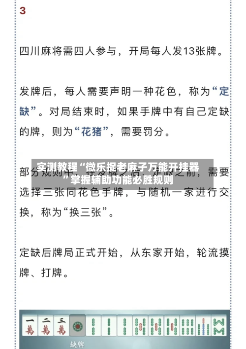 实测教程“微乐捉老麻子万能开挂器”掌握辅助功能必胜规则-第2张图片