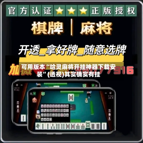 可用版本“哈灵麻将开挂神器下载安装”(透视)其实确实有挂-第2张图片