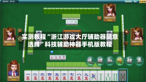 实测教程“浙江游戏大厅辅助器随意选牌”科技辅助神器手机版教程-第3张图片