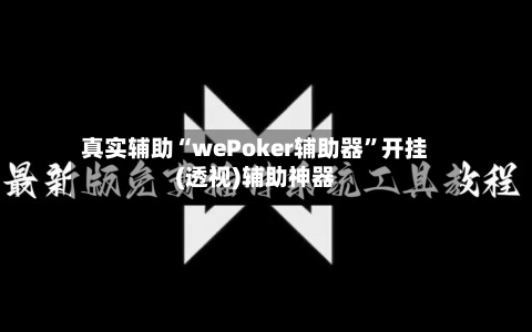 真实辅助“wePoker辅助器”开挂(透视)辅助神器-第2张图片