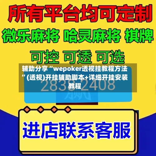 辅助分享“wepoker透视挂教程方法”(透视)开挂辅助脚本+详细开挂安装教程-第2张图片
