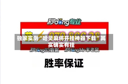 独家实测“哈灵麻将开挂神器下载”其实确实有挂-第2张图片