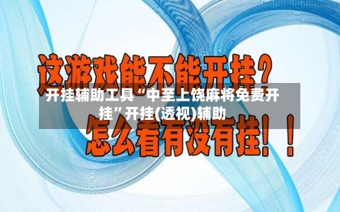 开挂辅助工具“中至上饶麻将免费开挂”开挂(透视)辅助-第3张图片