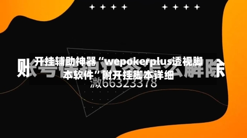 开挂辅助神器“wepokerplus透视脚本软件”附开挂脚本详细-第3张图片