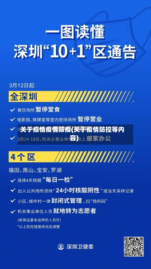 关于疫情疫情防疫(关于疫情防控等内容)
