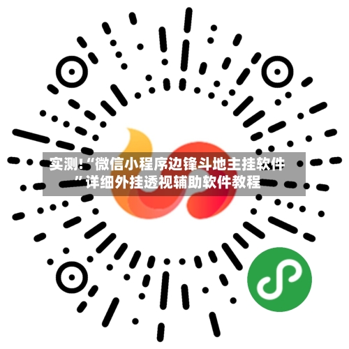 实测!“微信小程序边锋斗地主挂软件”详细外挂透视辅助软件教程-第3张图片