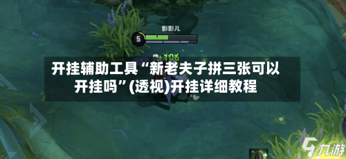 开挂辅助工具“新老夫子拼三张可以开挂吗”(透视)开挂详细教程-第2张图片