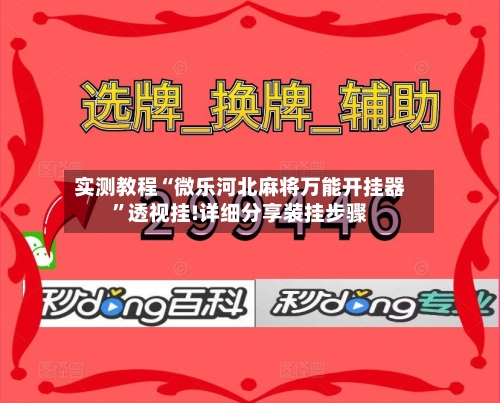 实测教程“微乐河北麻将万能开挂器”透视挂!详细分享装挂步骤-第2张图片