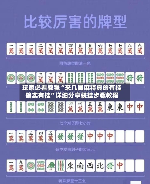 玩家必看教程“来几局麻将真的有挂确实有挂”详细分享装挂步骤教程-第2张图片