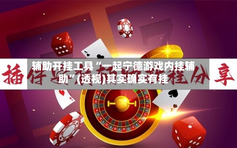 辅助开挂工具“一起宁德游戏内挂辅助”(透视)其实确实有挂-第2张图片