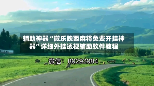 辅助神器“微乐陕西麻将免费开挂神器	”详细外挂透视辅助软件教程-第3张图片