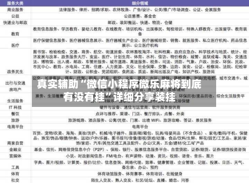 真实辅助“微信小程序微乐麻将到底有没有挂”详细分享装挂