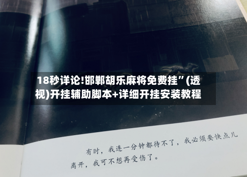 18秒详论!邯郸胡乐麻将免费挂”(透视)开挂辅助脚本+详细开挂安装教程-第3张图片