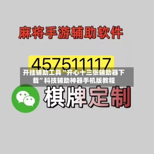 开挂辅助工具“开心十三张辅助器下载”科技辅助神器手机版教程-第3张图片