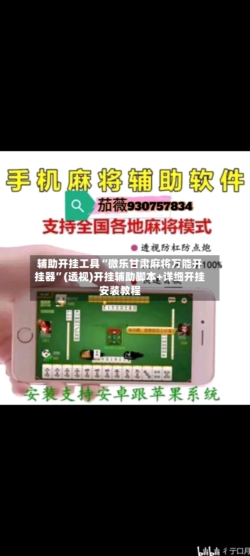 辅助开挂工具“微乐甘肃麻将万能开挂器”(透视)开挂辅助脚本+详细开挂安装教程-第2张图片