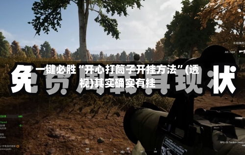 一键必胜“开心打筒子开挂方法”(透视)其实确实有挂-第2张图片