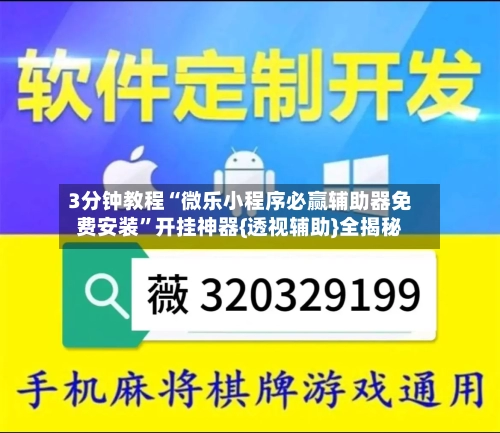 3分钟教程“微乐小程序必赢辅助器免费安装	”开挂神器{透视辅助}全揭秘-第2张图片
