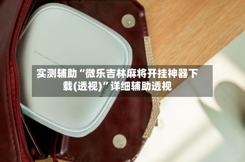 实测辅助“微乐吉林麻将开挂神器下载(透视)”详细辅助透视-第2张图片