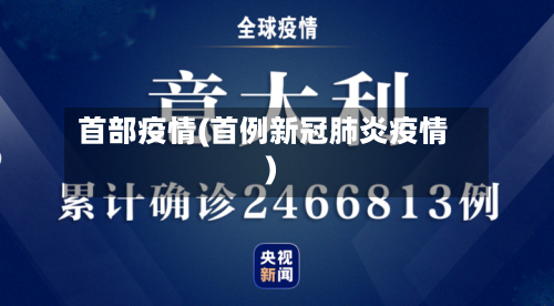 首部疫情(首例新冠肺炎疫情)-第3张图片
