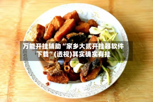 万能开挂辅助“家乡大贰开挂器软件下载”(透视)其实确实有挂-第3张图片