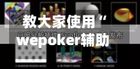 教大家使用“wepoker辅助器透视挂”(透视)开挂辅助脚本+详细开挂安装教程-第2张图片